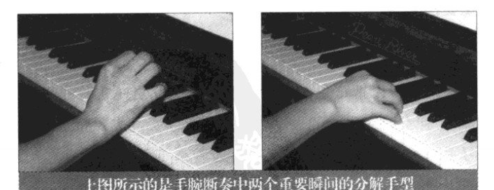 断奏中的分解手型