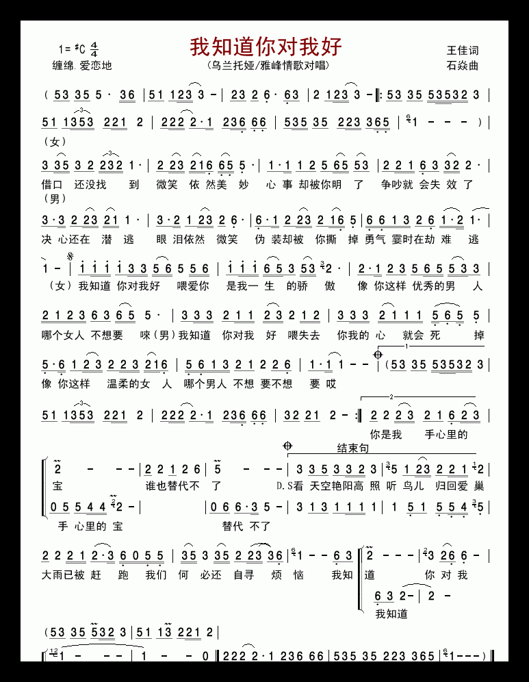 我知道你对我好.gif