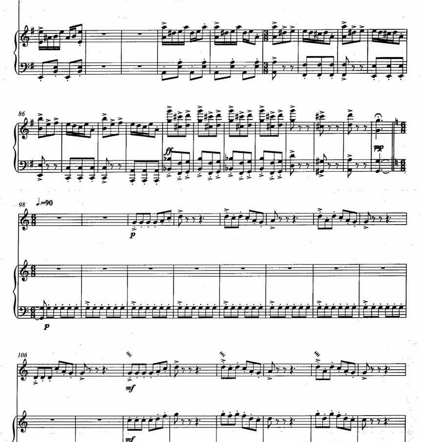金樱花开变奏曲简谱