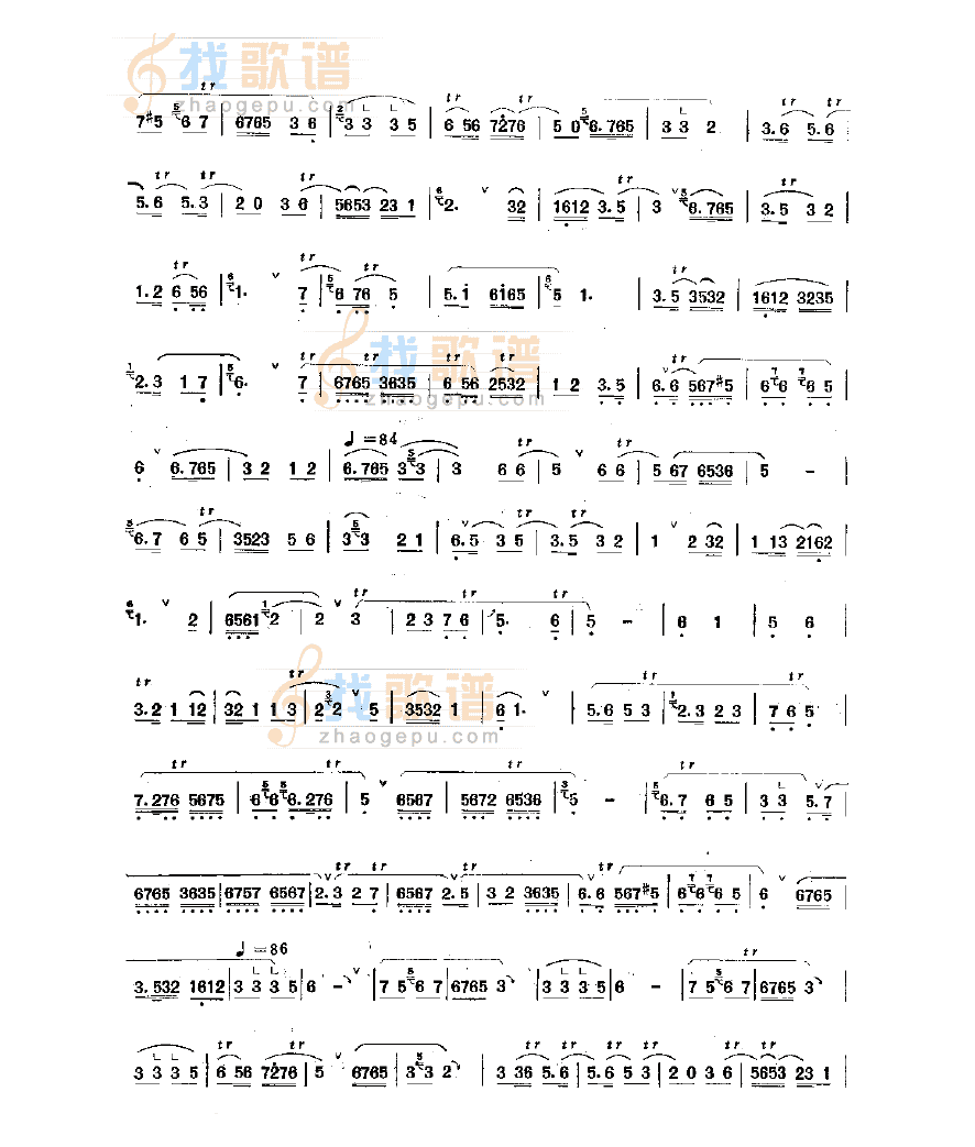 下调音 民乐类 唢呐