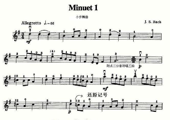 Ｇ大调小步舞曲