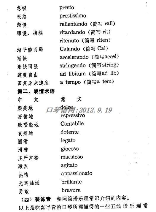 口琴五线谱知识6 口琴五线谱知识6
