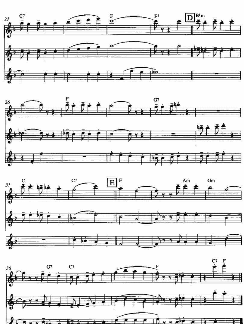 里约热内卢的拉格泰姆（长笛三重奏）