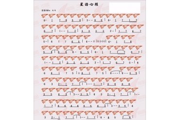 <strong>陶笛曲谱：心语星愿</strong>