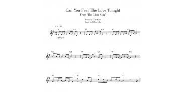 <font color='#FF6633'>单簧管戏剧插曲谱：Can You Feel The Love Tonight今夜能感受到爱吗</font>