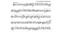 费利克斯 门德尔松-婚礼进行曲 弦乐三重奏分谱Violin Felix Bartholdy Mendelssohn, We