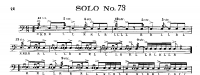 美国军鼓150条精华SOLO系列之《SOLO No.73》