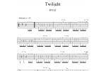 押尾光太郎吉他曲谱【Twilight】押尾桑指弹吉他图片谱