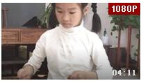 可爱小女孩扬琴独奏【山丹丹花开红艳艳】