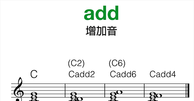 和弦增加音