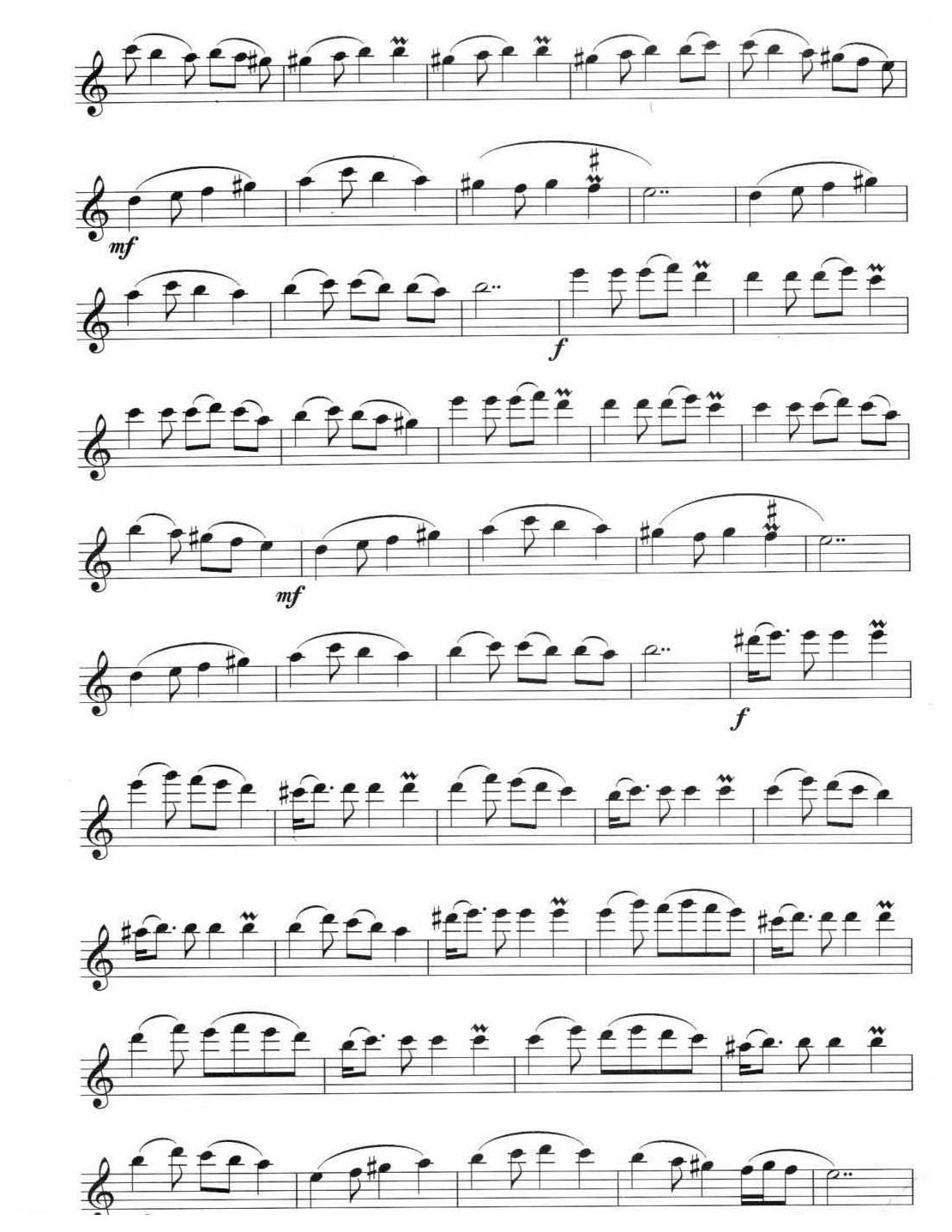 长笛六级演奏乐曲《西部随想曲/鹰之歌/查尔达什舞曲》