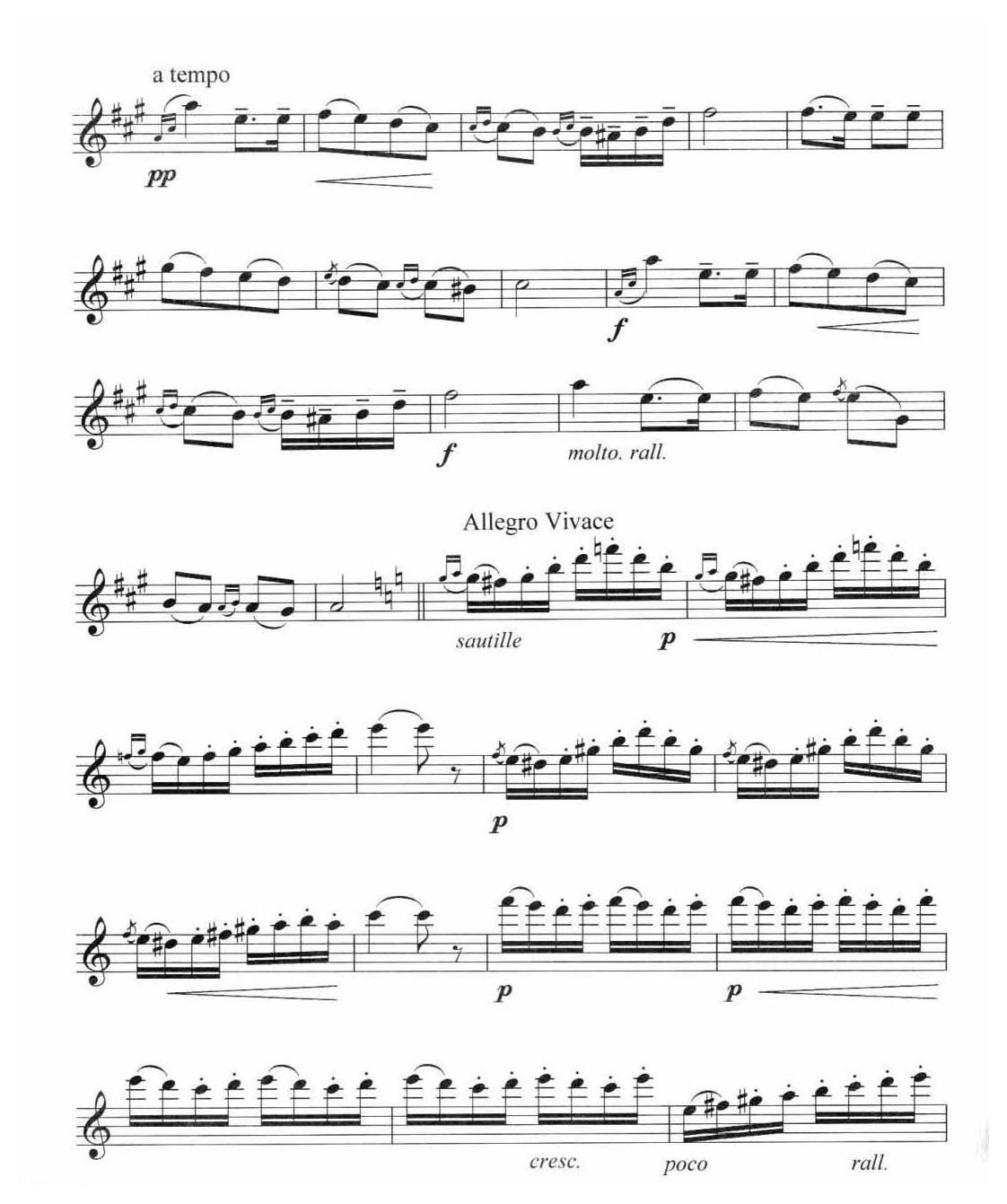 长笛六级演奏乐曲《西部随想曲/鹰之歌/查尔达什舞曲》