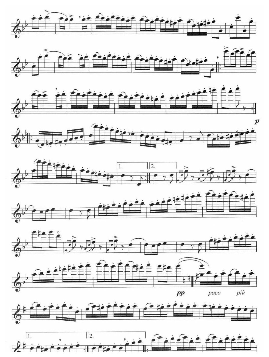 长笛六级演奏乐曲《西部随想曲/鹰之歌/查尔达什舞曲》