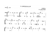 贝司歌曲范例《你照亮我的生命》