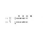 锁呐乐谱说明《简谱记号》