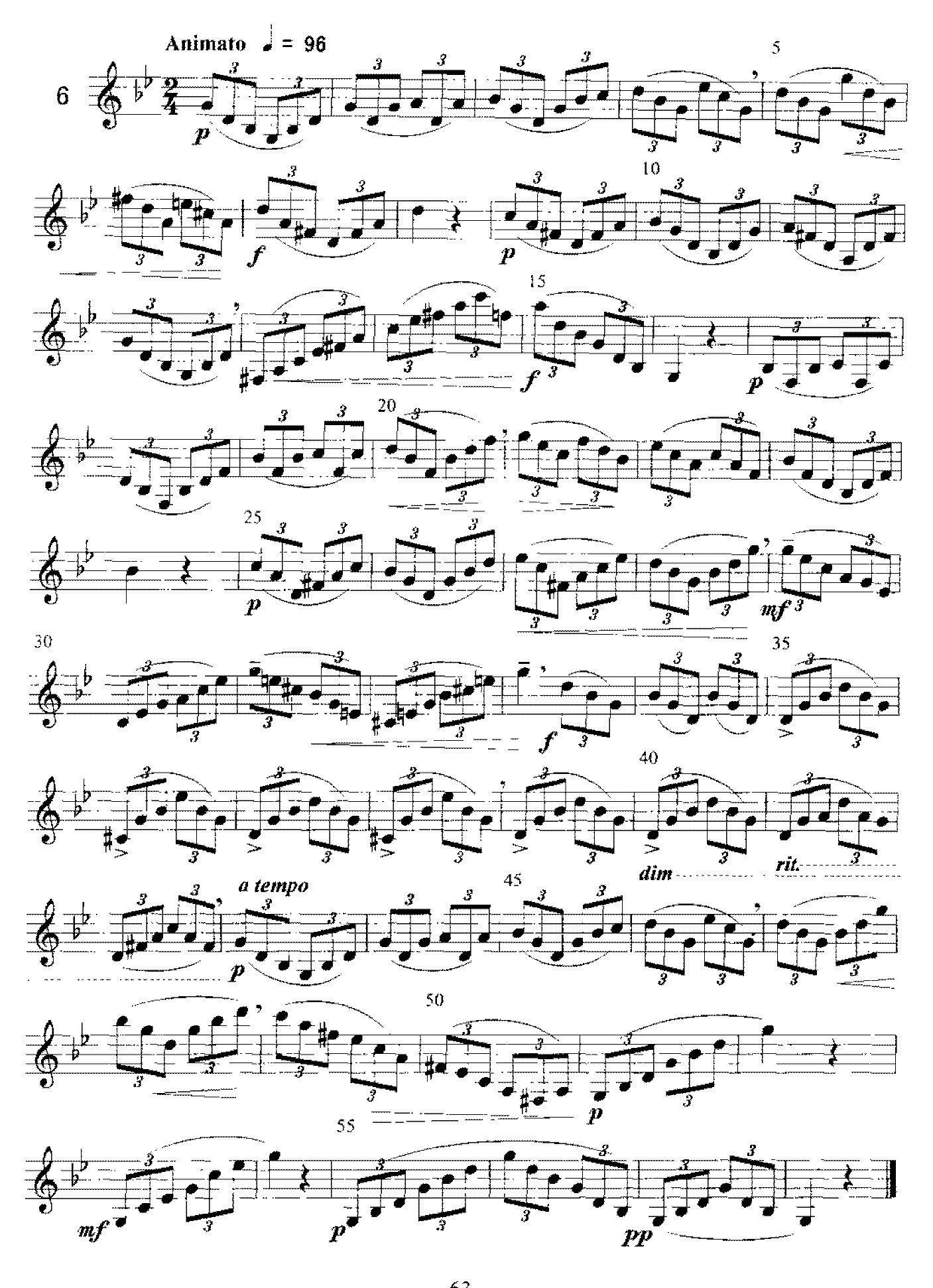 单簧管综合性练习及中外名曲与练习曲《富有“表情”的练习曲(1-18)》