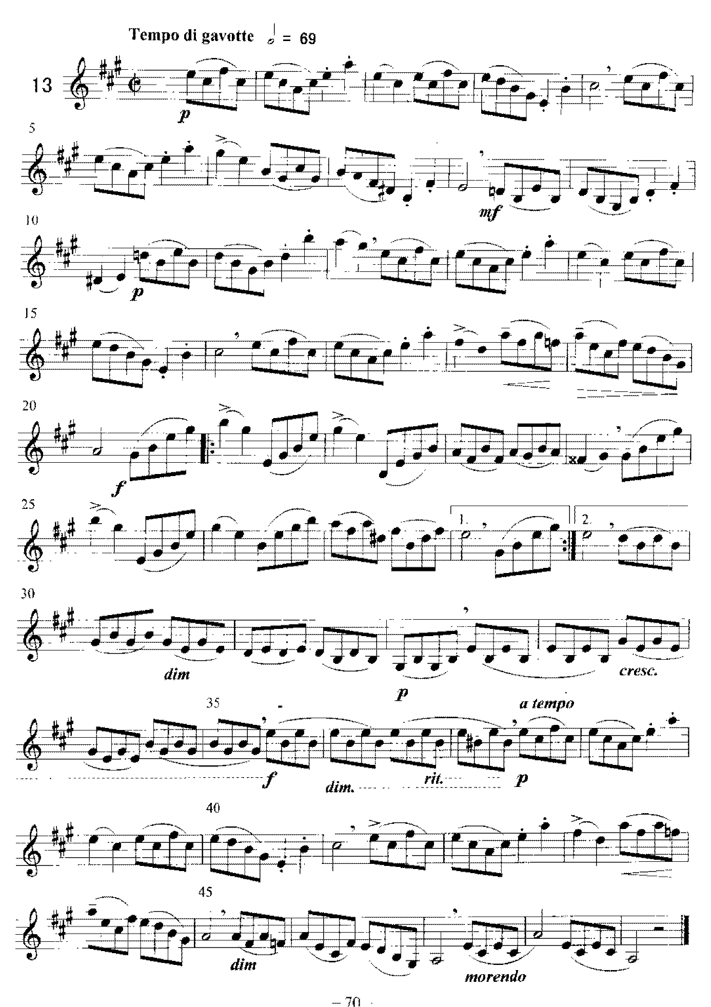 单簧管综合性练习及中外名曲与练习曲《富有“表情”的练习曲(1-18)》