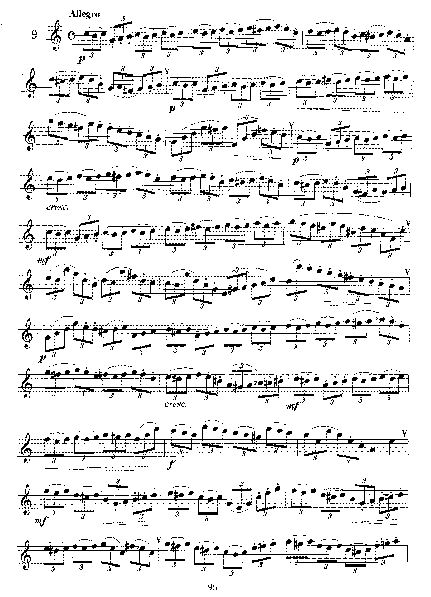 单簧管旋律性练习曲(1-53)