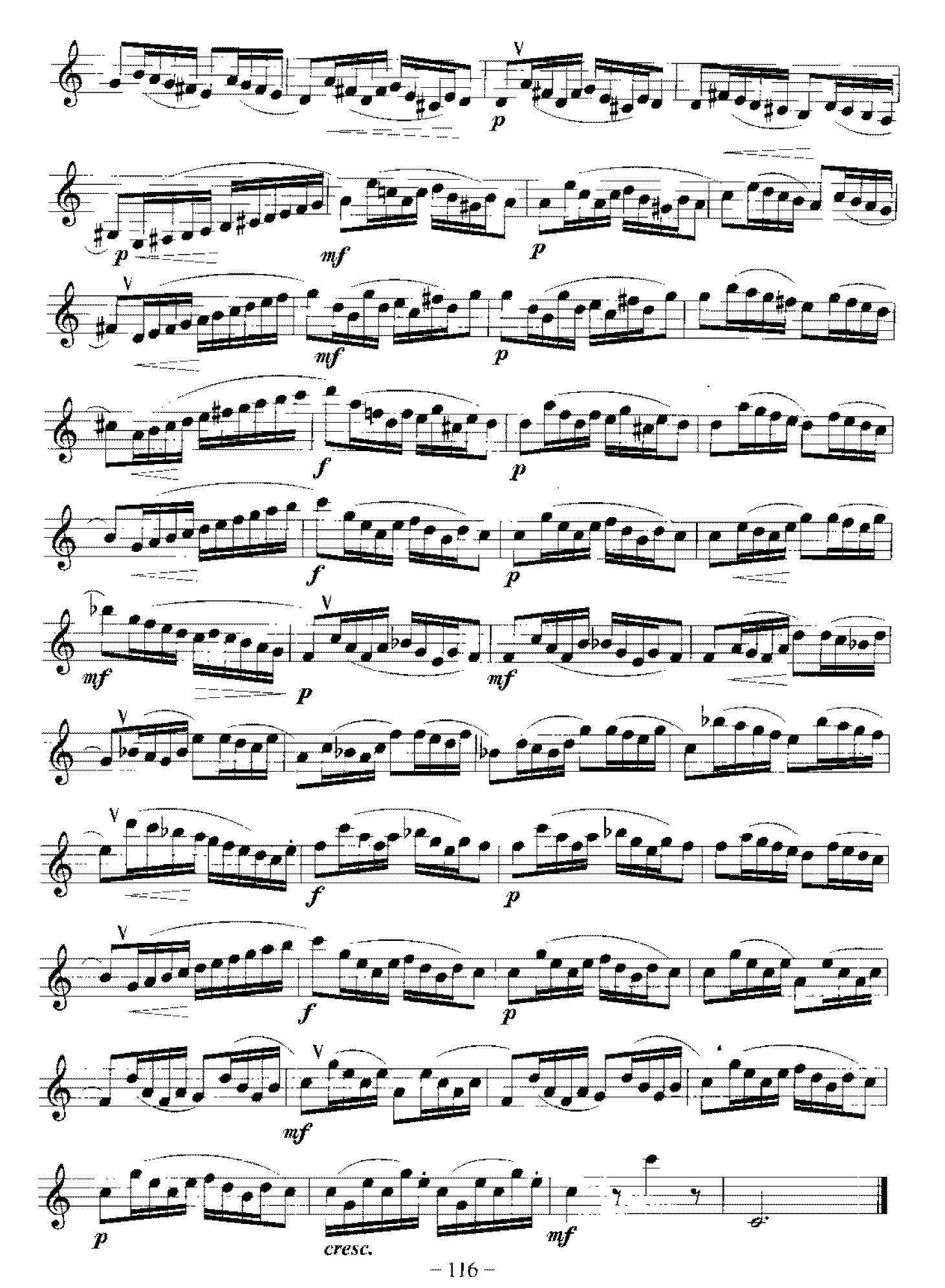 单簧管旋律性练习曲(1-53)
