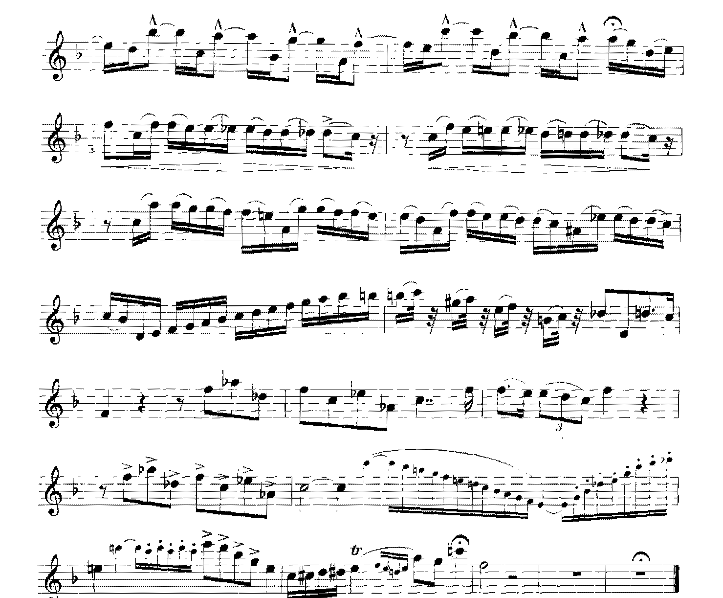 单簧管中外独奏曲《选自歌剧“利歌莱托”》