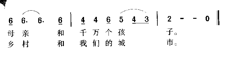 军歌乐谱【战士进行曲】