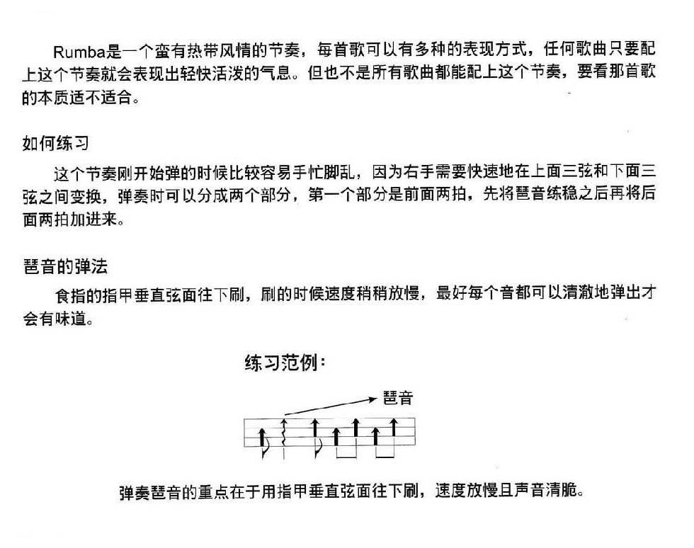 尤克里里音乐形态【Rumba伦巴】