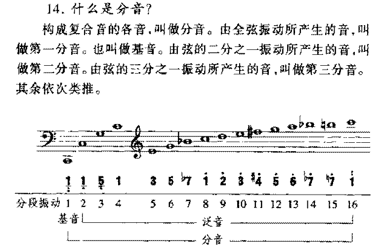 什么是分音?