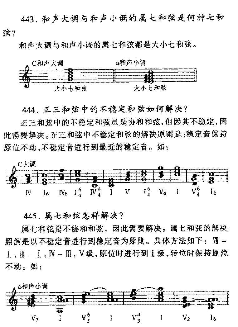 调式中的音程及和弦知识