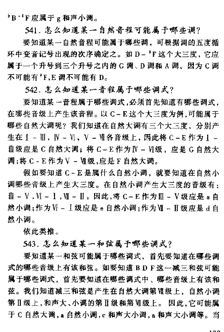 音乐作品调及调式常见问题大全