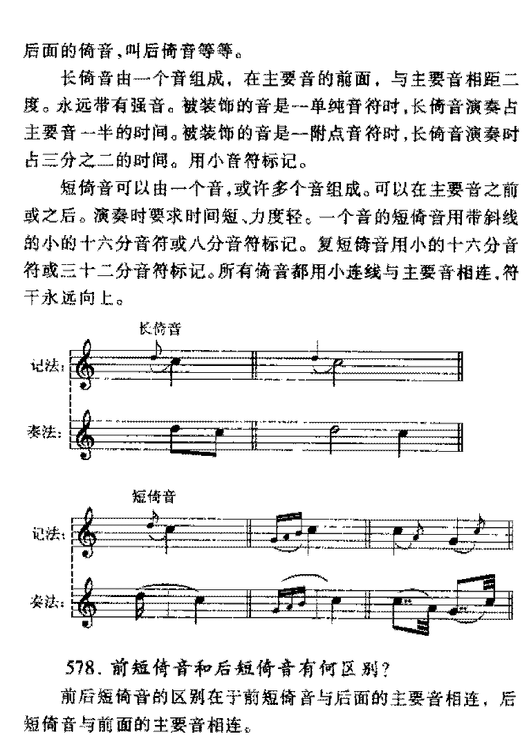 记谱法中常用记号知识解答