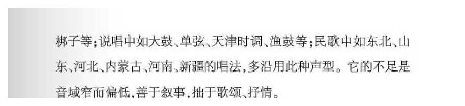 声乐基础知识《怎样理解艺术真声声型？》