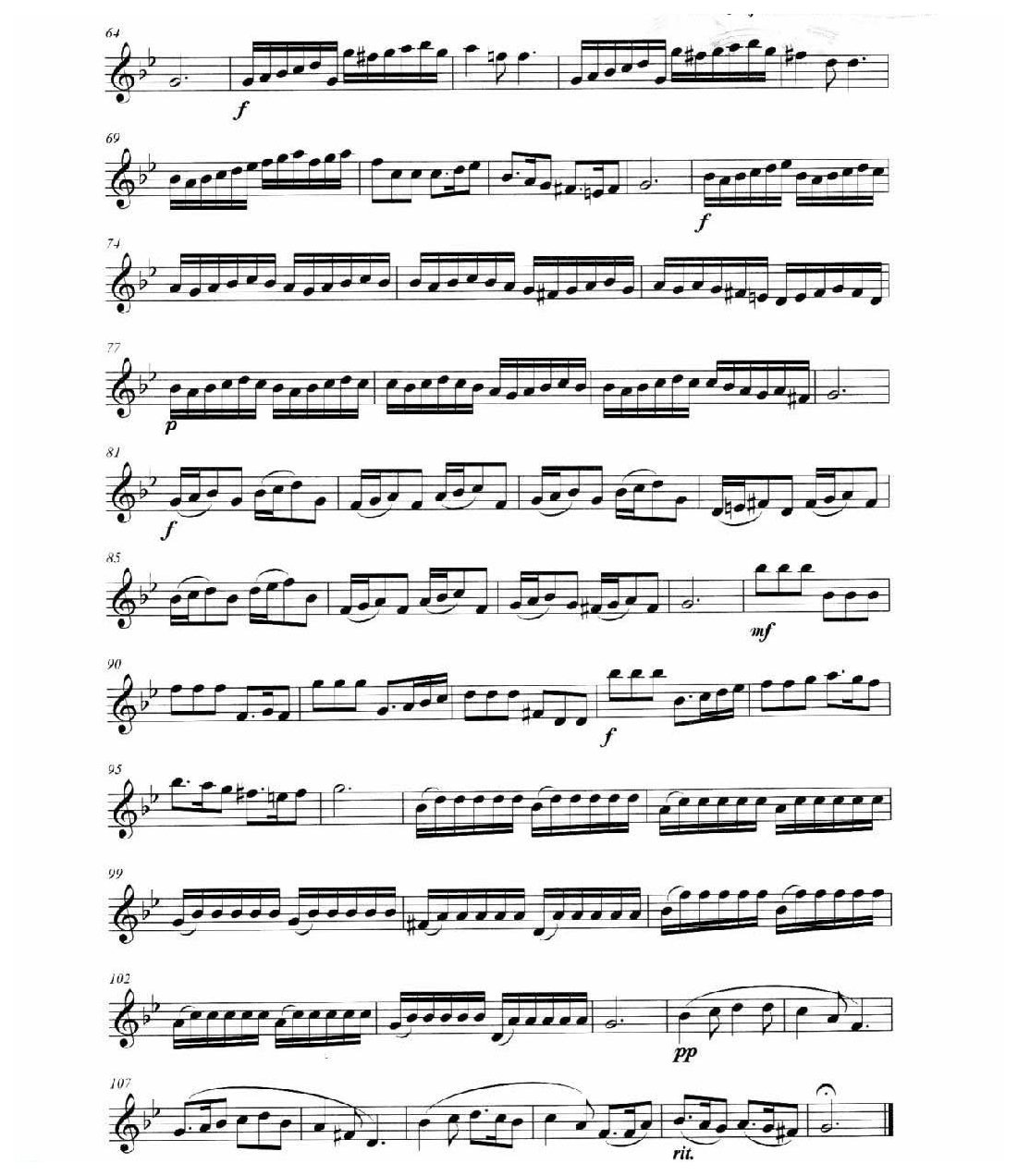 长笛乐曲《绿袖子变奏曲》英国民歌