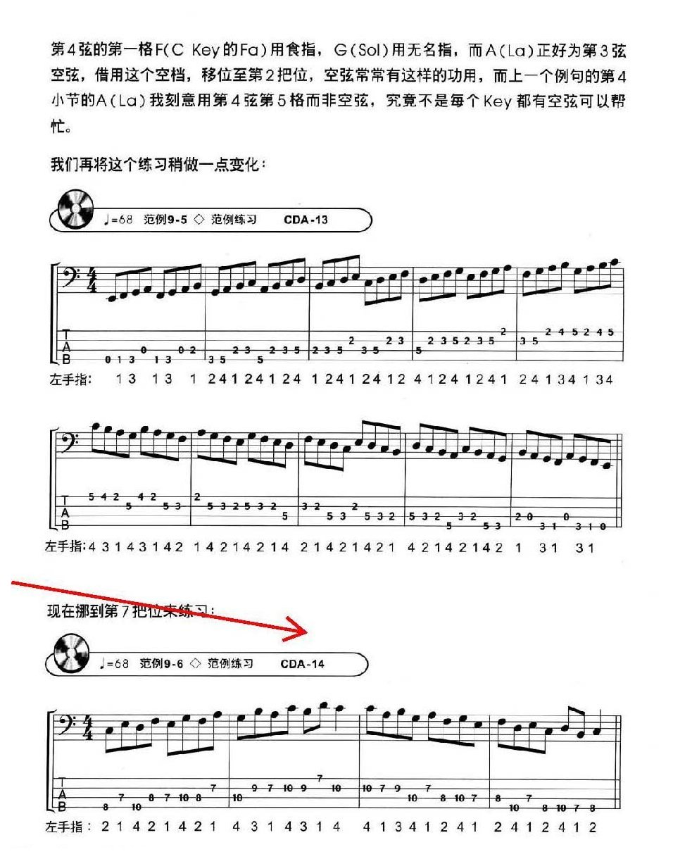电贝司基础教程《大调音阶与调号》