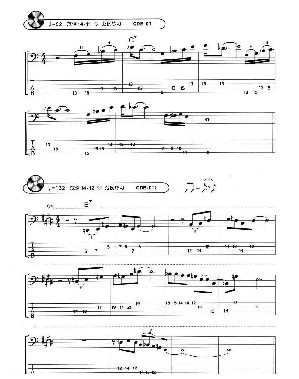 电贝司基础教程《五声音阶即蓝调音阶》