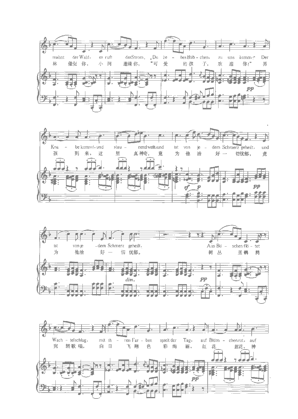 舒伯特歌曲选《忧郁》柯林 词