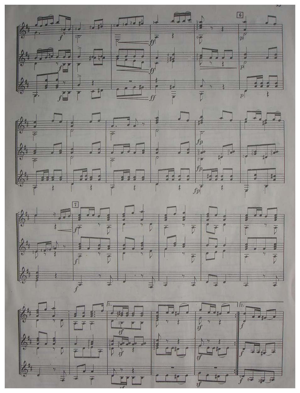 古典吉他三重奏乐曲《军队进行曲》[奥]舒柏特曲