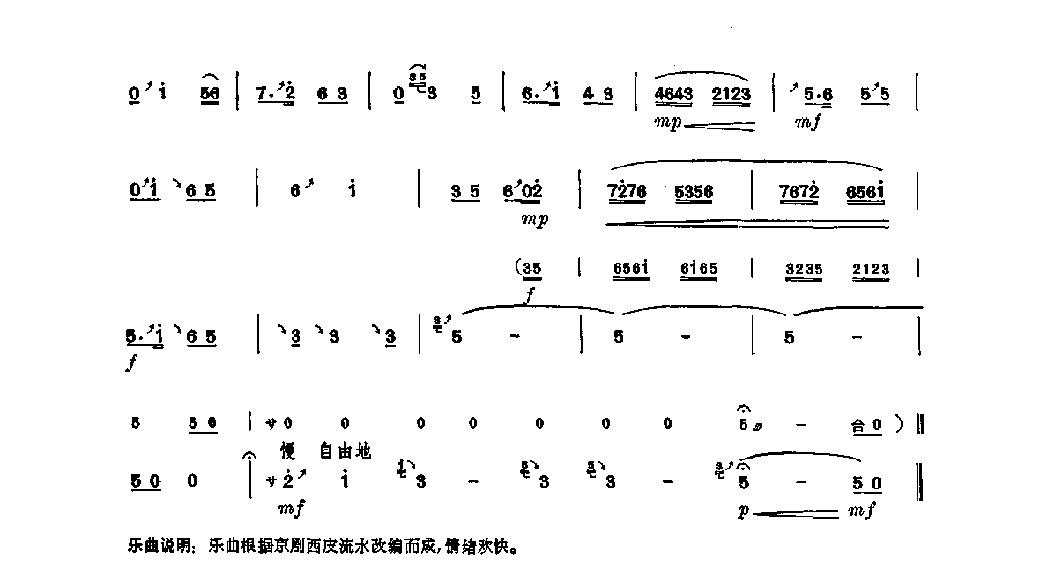 笛子独奏曲《京调》顾冠仁/编曲