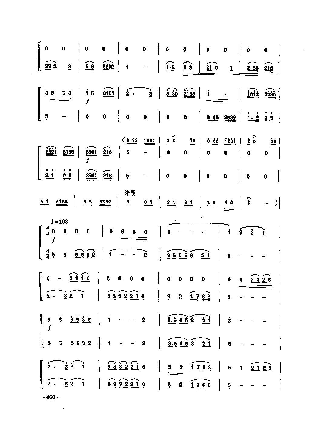 笛子重奏曲《师徒俩》朱晓谷/曲