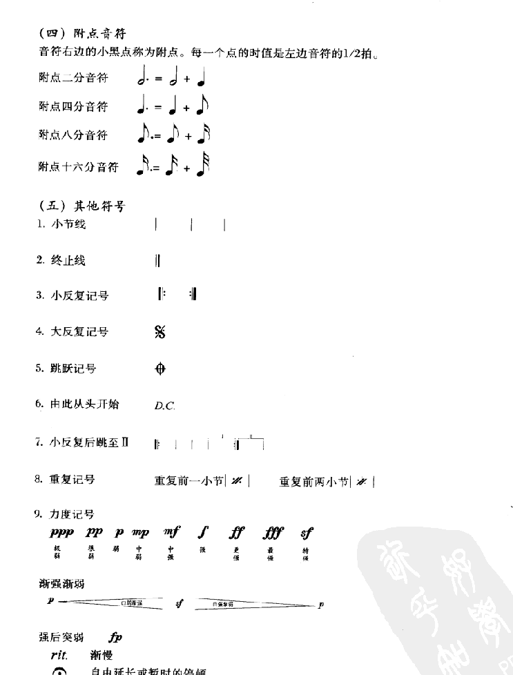 爵士鼓基本乐理知识
