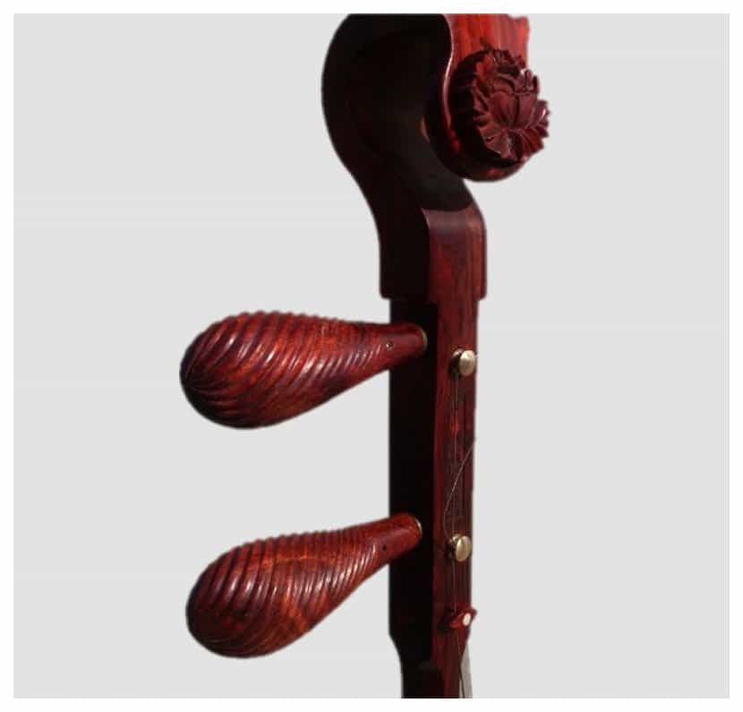 小叶檀如意头板胡图片欣赏