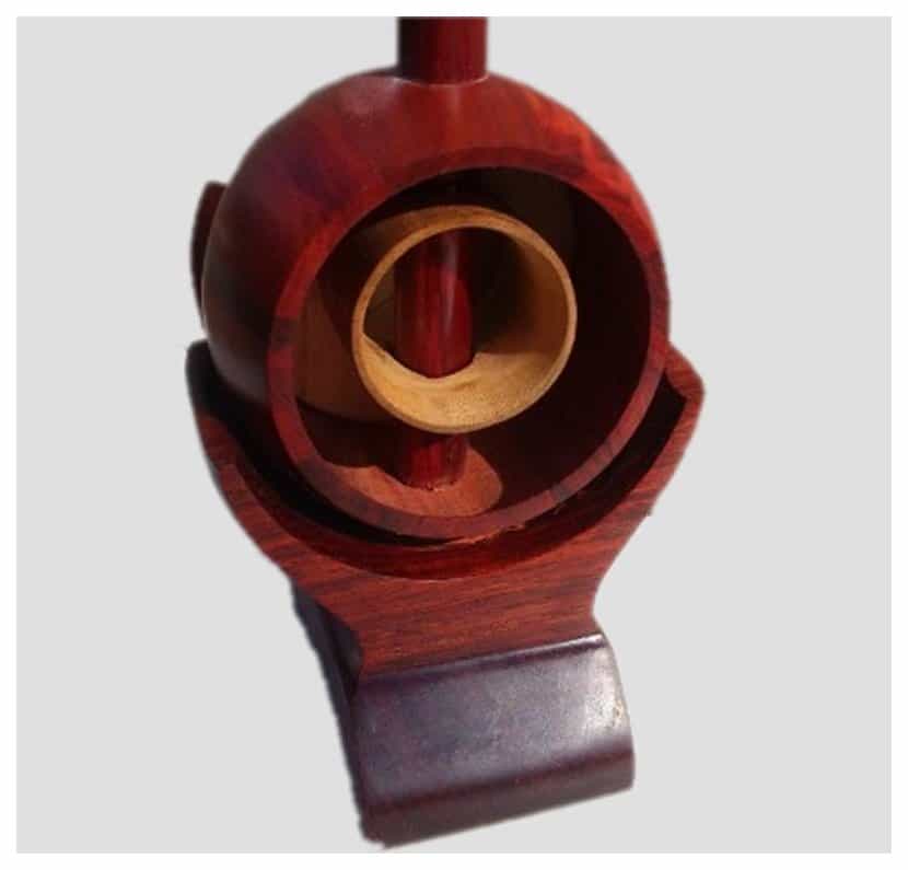 小叶檀如意头板胡图片欣赏