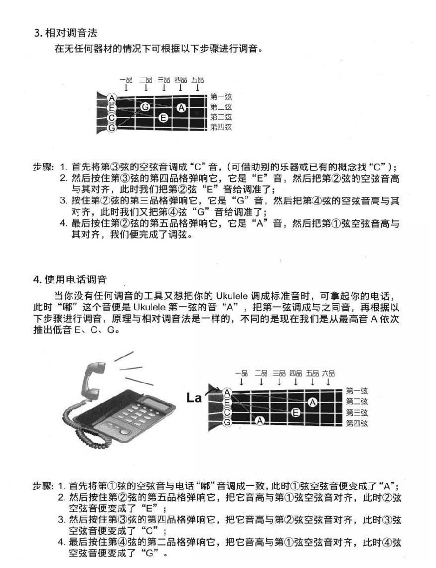Ukulele如何调弦 尤克里里调弦技巧