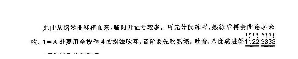 竹笛练习曲《土耳其进行曲》莫扎特曲