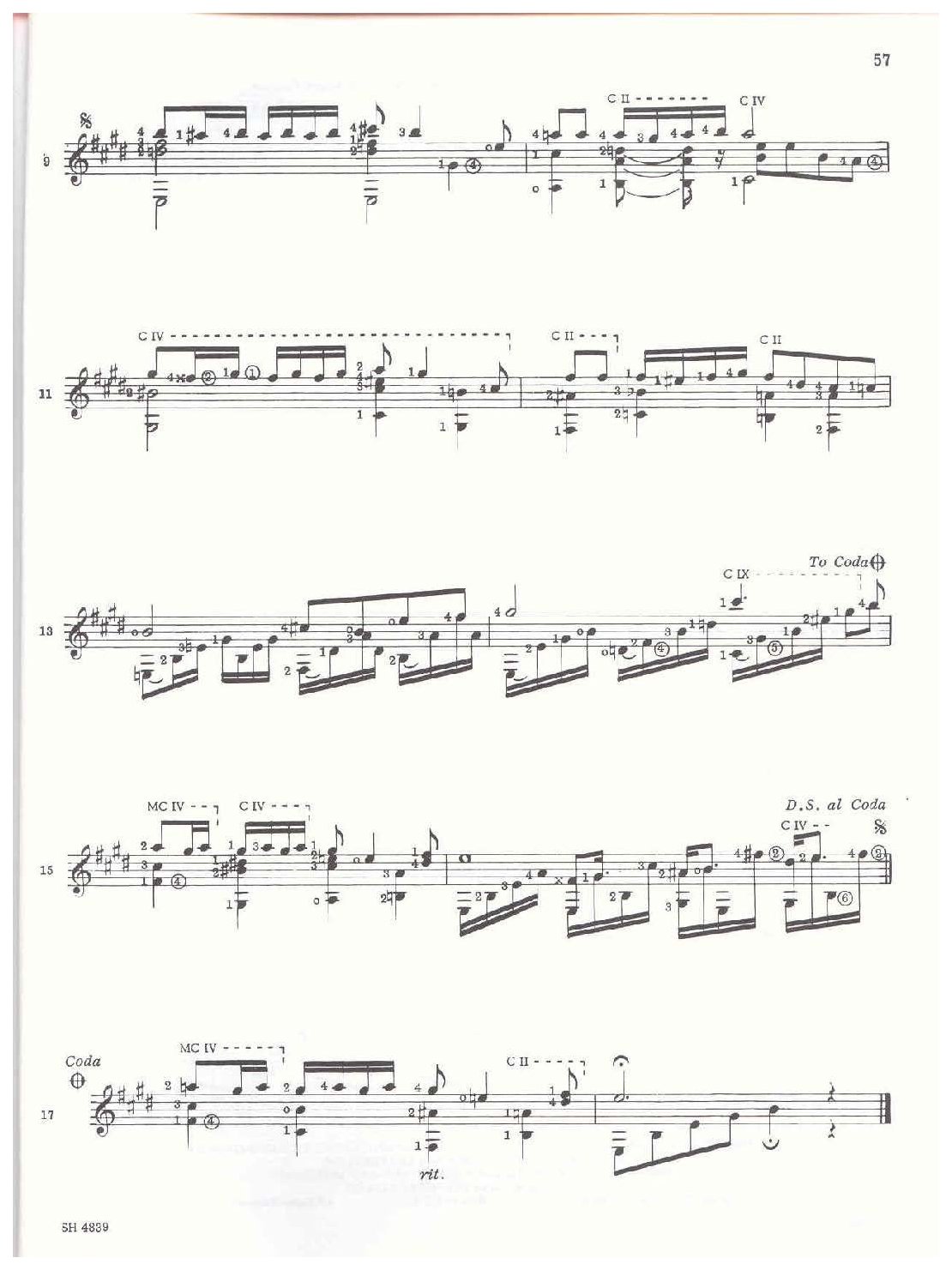 当代抒情古典吉他曲《Deep purple》劳林多·阿尔梅达编曲