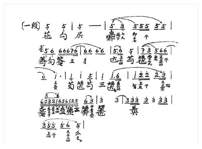 教你学会看古琴谱中的五线谱实例教学