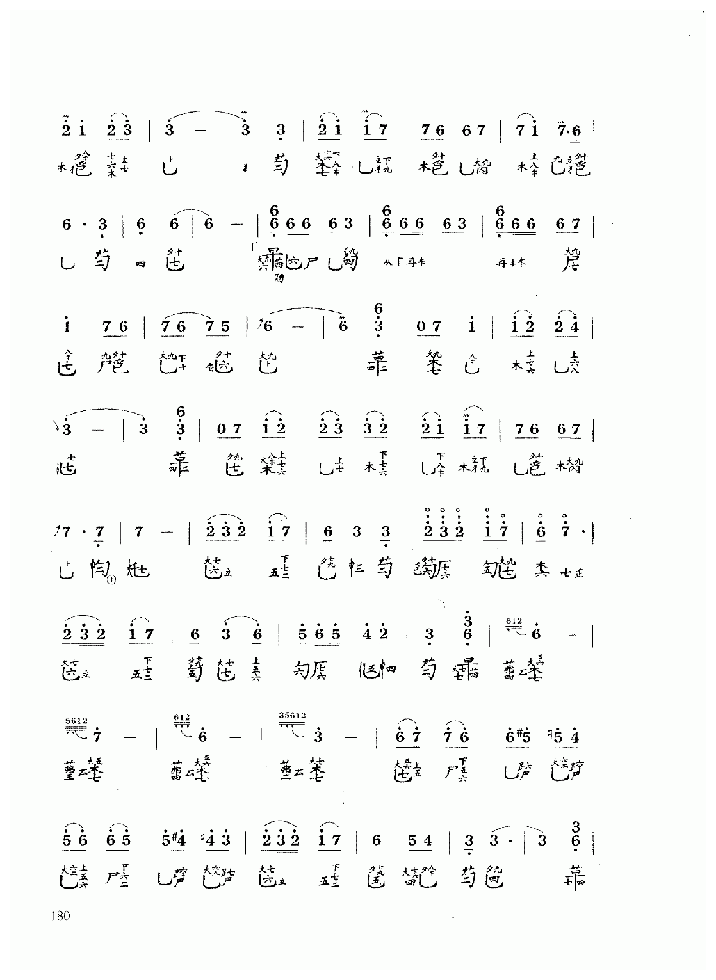 古琴乐曲谱 第十级《春风》许国华、龚一整理