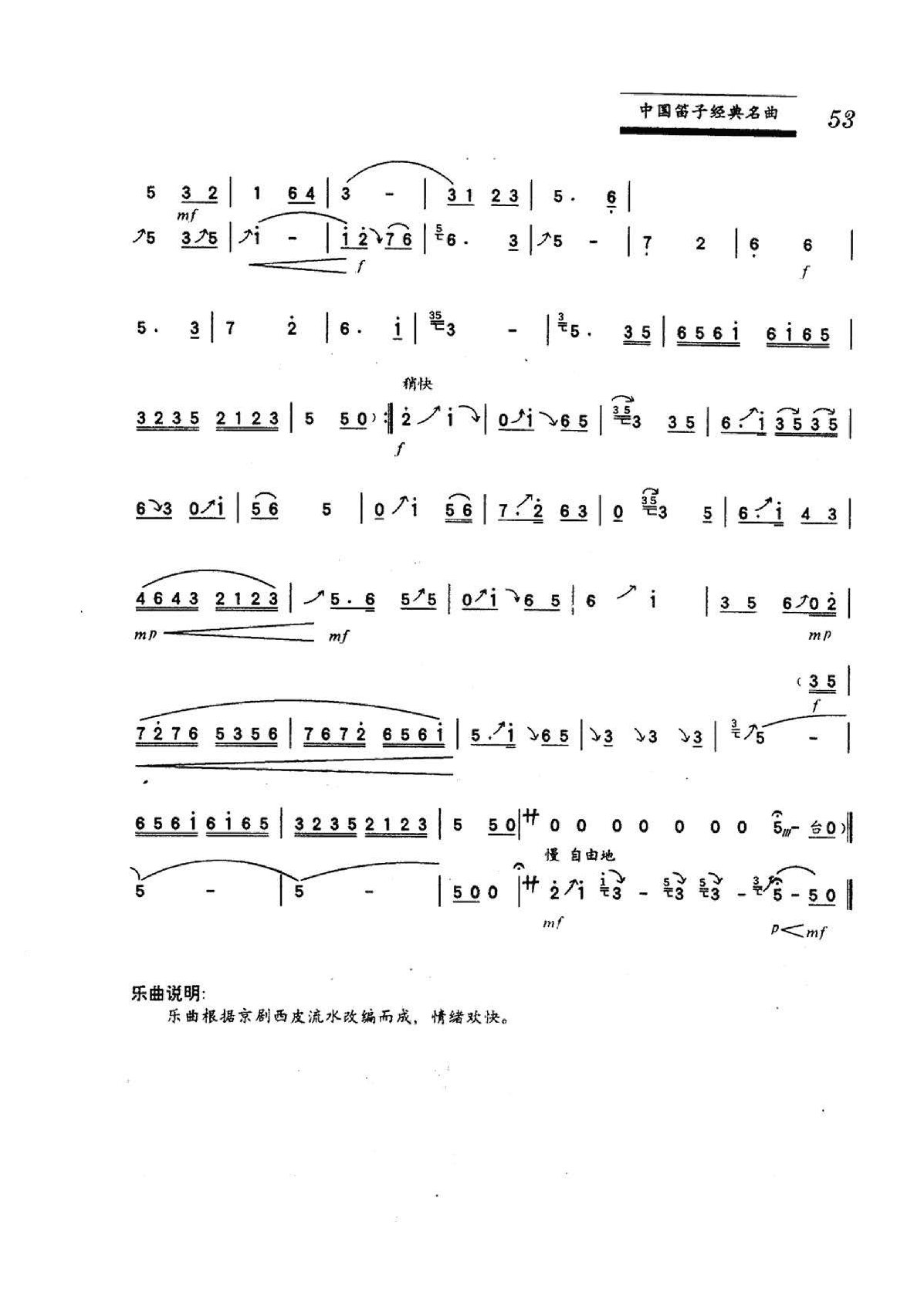 中国笛子名曲《京调 顾冠仁曲》