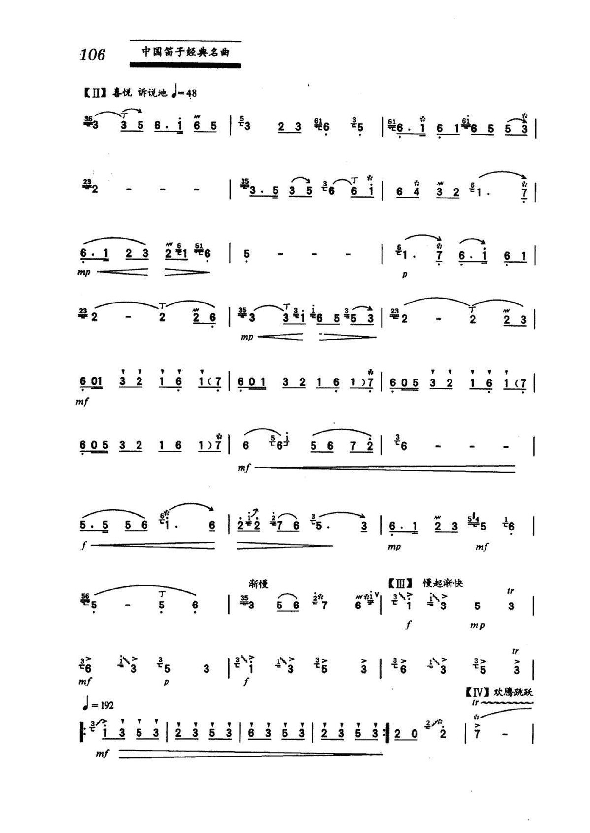 中国笛子名曲《欢庆》赵越超曲