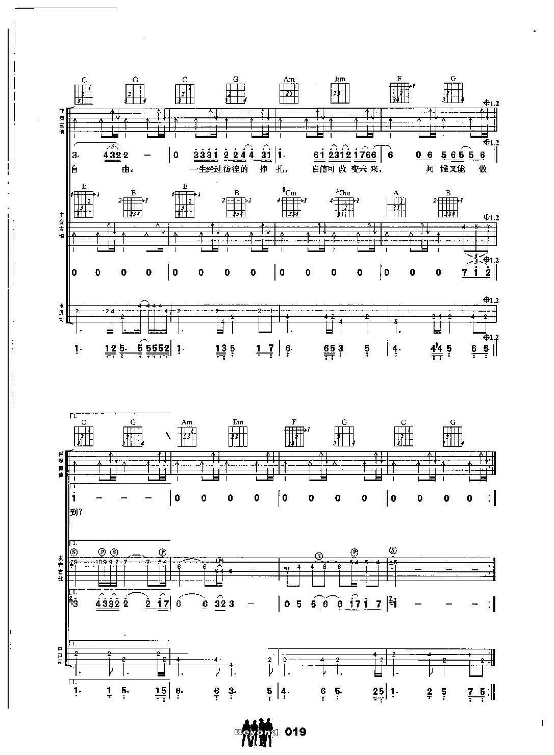 BEYOND乐队吉他组合弹唱乐曲《光辉岁月》黄家驹词曲