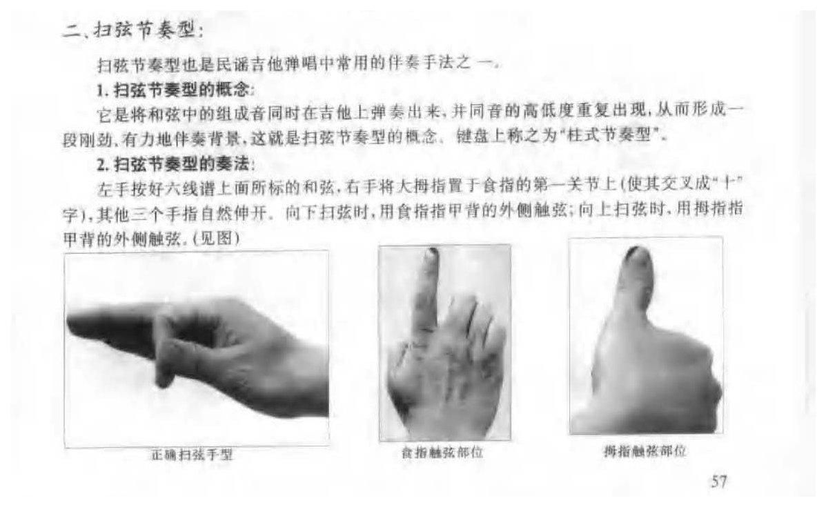 从零起步学吉他《扫弦节奏型》基本伴奏手法